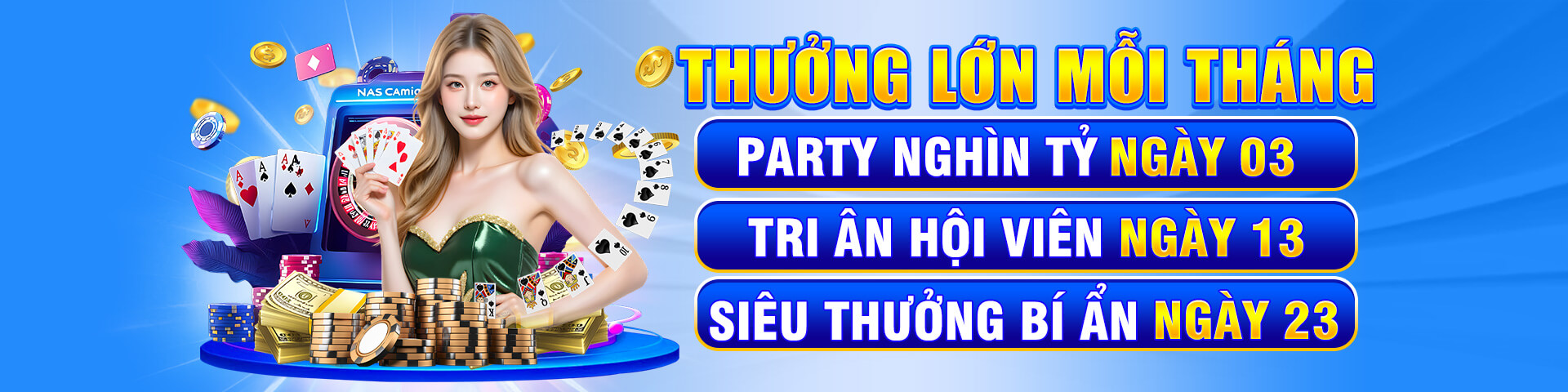 Hình ảnh quảng cáo của rikvip hiển thị nền tảng và các lợi ích