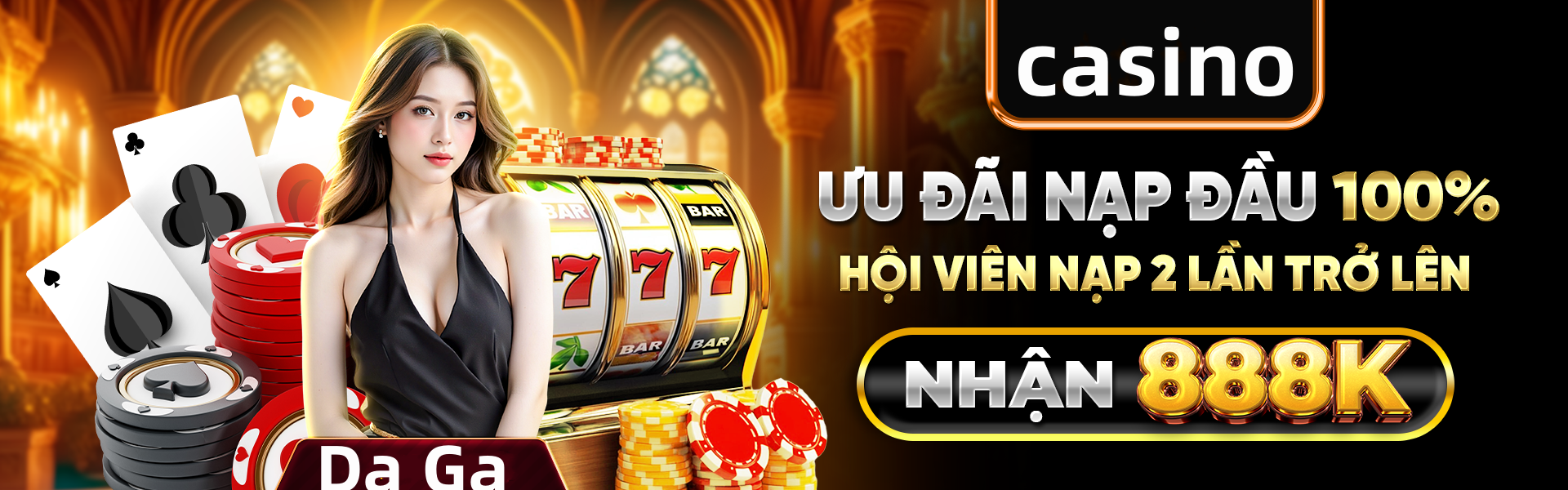 Hình ảnh quảng cáo của rikvip hiển thị nền tảng và các lợi ích