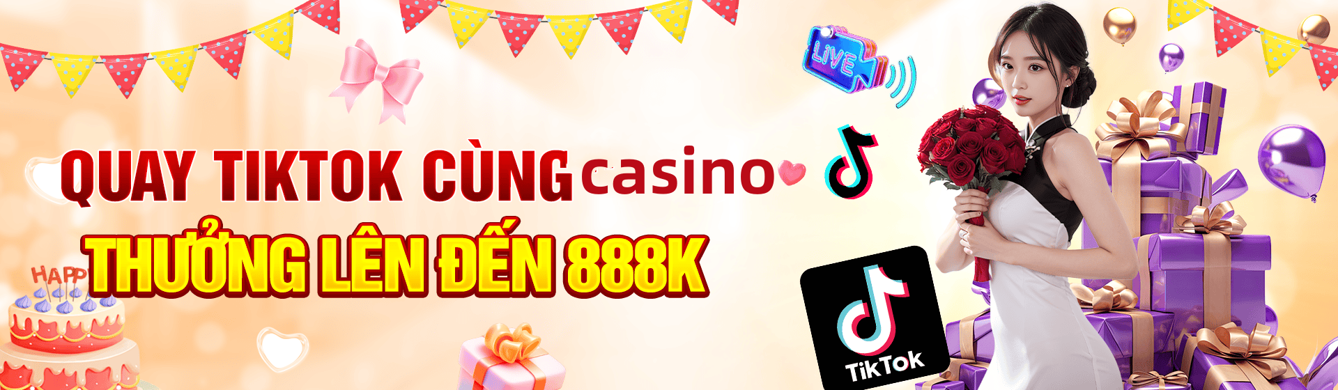Hình ảnh quảng cáo của rikvip hiển thị nền tảng và các lợi ích
