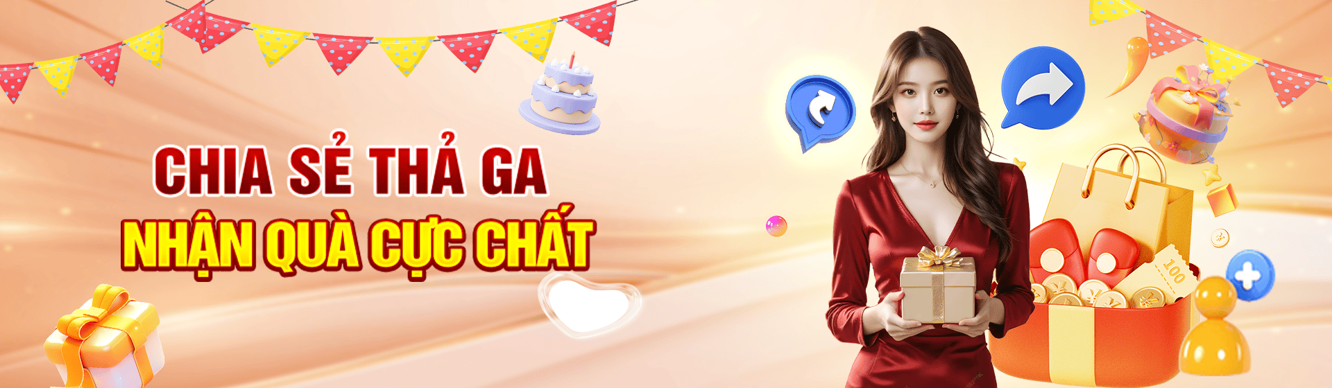 Hình ảnh quảng cáo của rikvip hiển thị nền tảng và các lợi ích