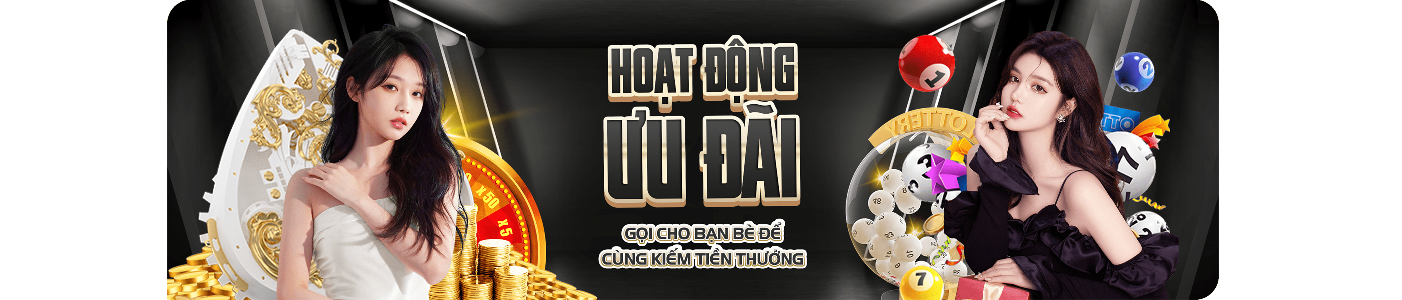Hình ảnh quảng cáo của rikvip hiển thị nền tảng và các lợi ích