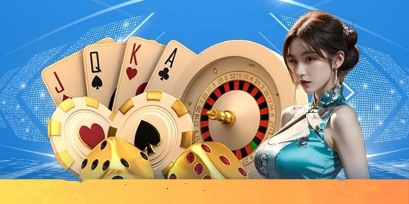 Hình ảnh quảng cáo của rikvip hiển thị nền tảng và các lợi ích